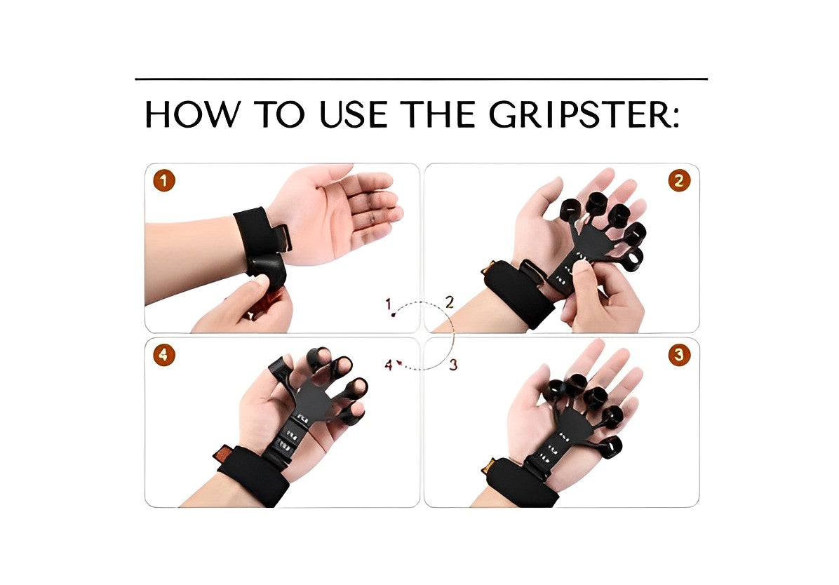The Gripster - Finger Exerciser Hand Strengthener